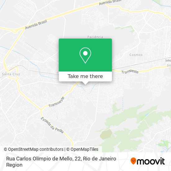 Rua Carlos Olímpio de Mello, 22 map