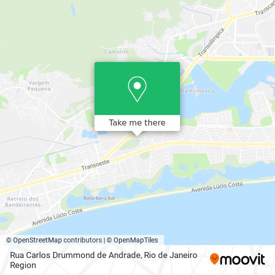 Rua Carlos Drummond de Andrade map