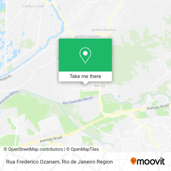 Rua Frederico Ozanam map