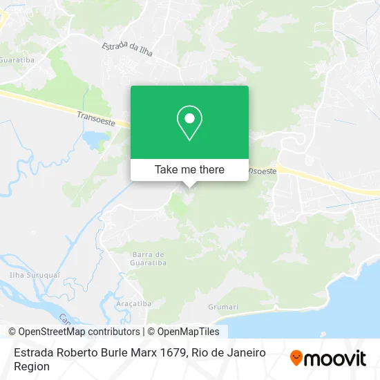 Estrada Roberto Burle Marx 1679 map