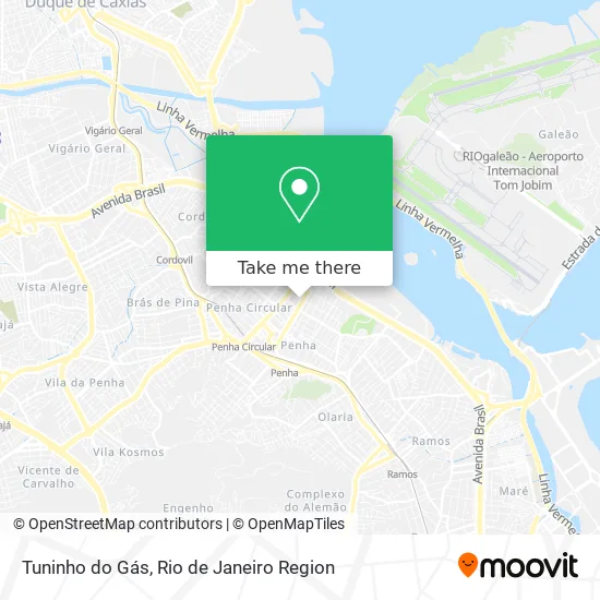 Tuninho do Gás map