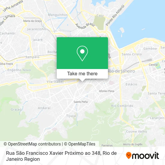 Rua São Francisco Xavier Próximo ao 348 map