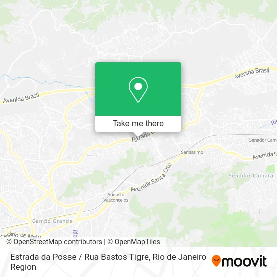 Estrada da Posse / Rua Bastos Tigre map