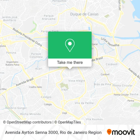 Avenida Ayrton Senna 3000 map