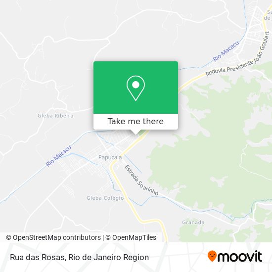 Rua das Rosas map