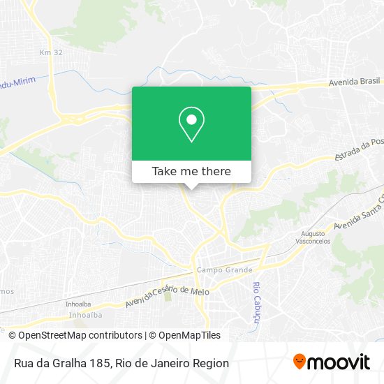 Rua da Gralha 185 map