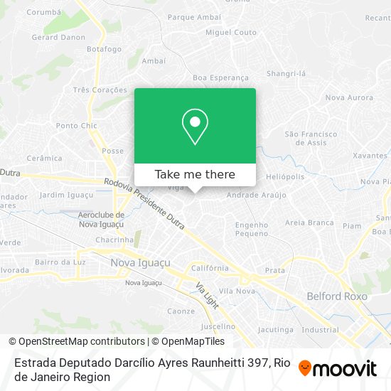 Mapa Estrada Deputado Darcílio Ayres Raunheitti 397