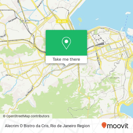 Alecrim O Bistro da Cris map