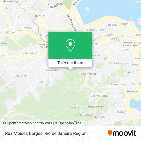 Rua Moisés Borges map