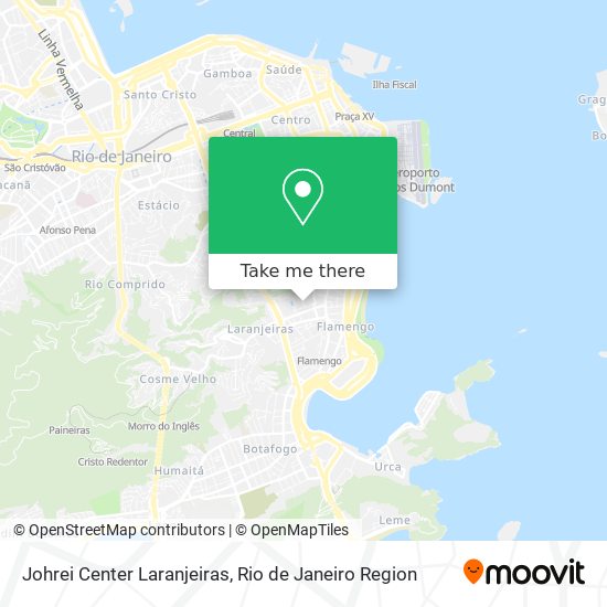 Johrei Center Laranjeiras map