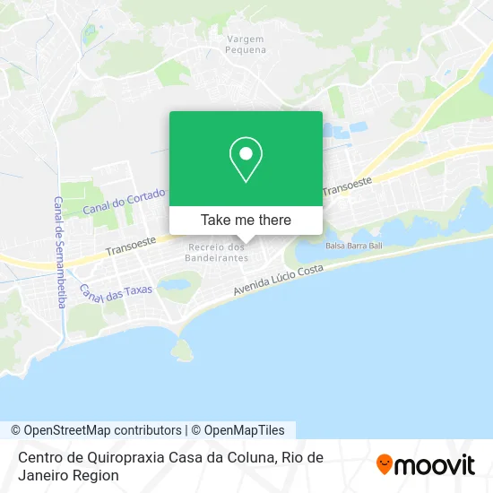 Centro de Quiropraxia Casa da Coluna map