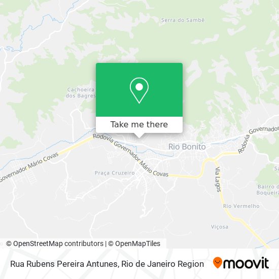 Rua Rubens Pereira Antunes map