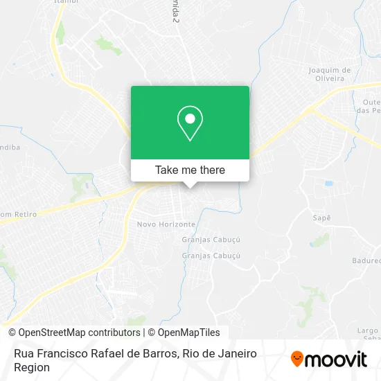 Rua Francisco Rafael de Barros map