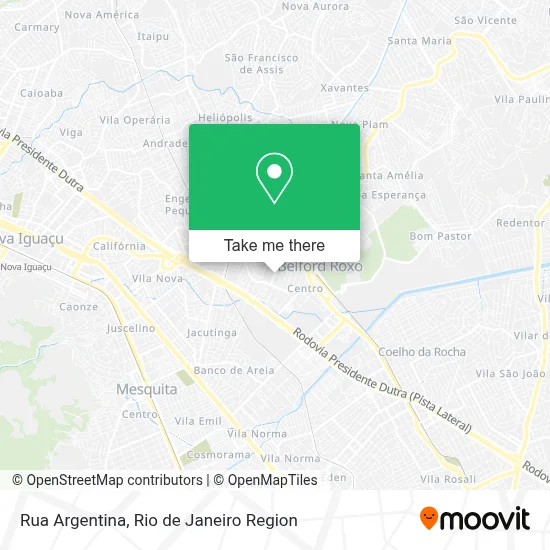 Rua Argentina map