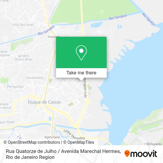 Rua Quatorze de Julho / Avenida Marechal Hermes map