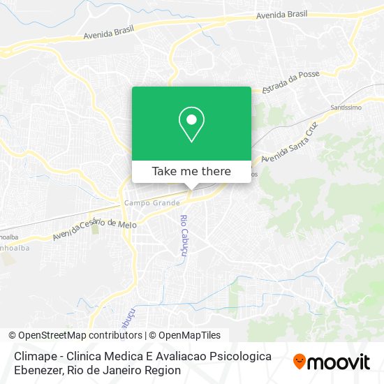 Climape - Clinica Medica E Avaliacao Psicologica Ebenezer map