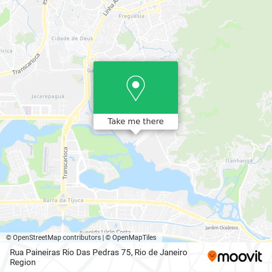 Mapa Rua Paineiras Rio Das Pedras 75