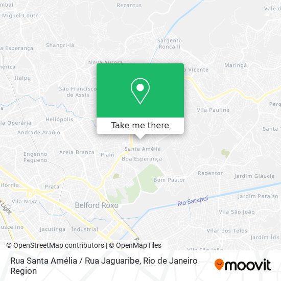 Rua Santa Amélia / Rua Jaguaribe map