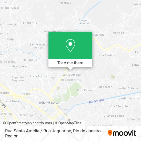 Rua Santa Amélia / Rua Jaguaribe map