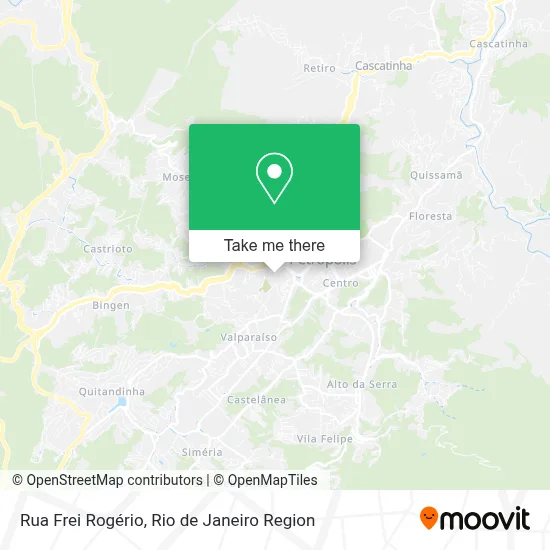 Rua Frei Rogério map
