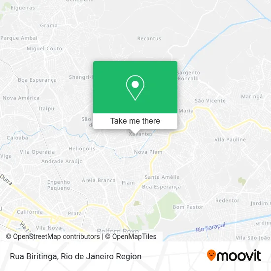 Rua Biritinga map