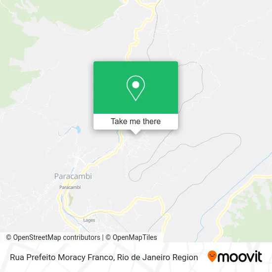 Rua Prefeito Moracy Franco map