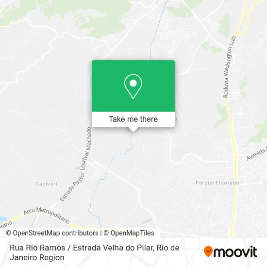 Rua Rio Ramos / Estrada Velha do Pilar map
