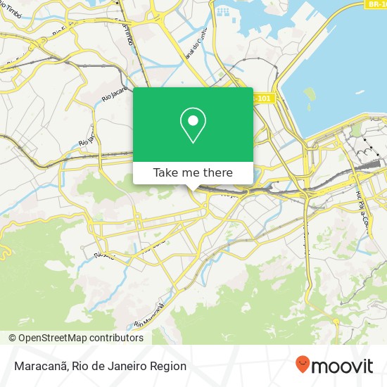 Maracanã map