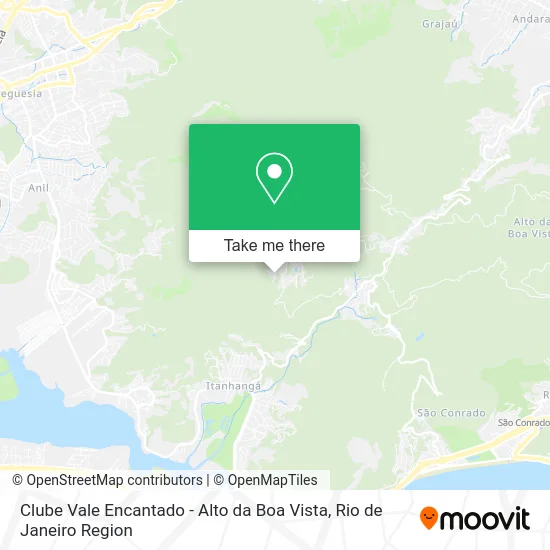 Clube Vale Encantado - Alto da Boa Vista map