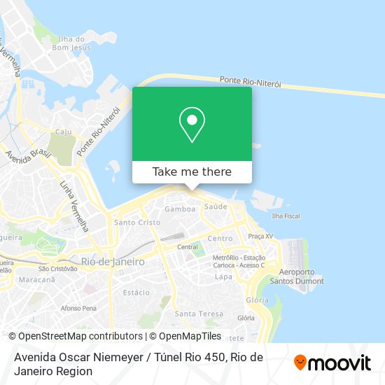 Avenida Oscar Niemeyer / Túnel Rio 450 map