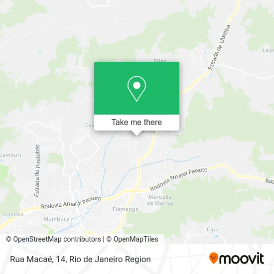 Rua Macaé, 14 map