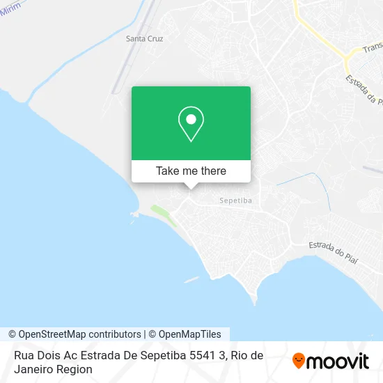 Rua Dois Ac Estrada De Sepetiba 5541 3 map