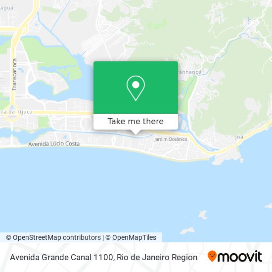 Avenida Grande Canal 1100 map