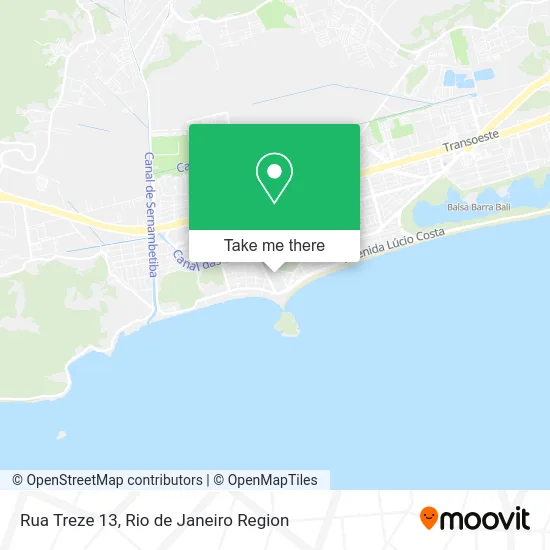 Rua Treze 13 map