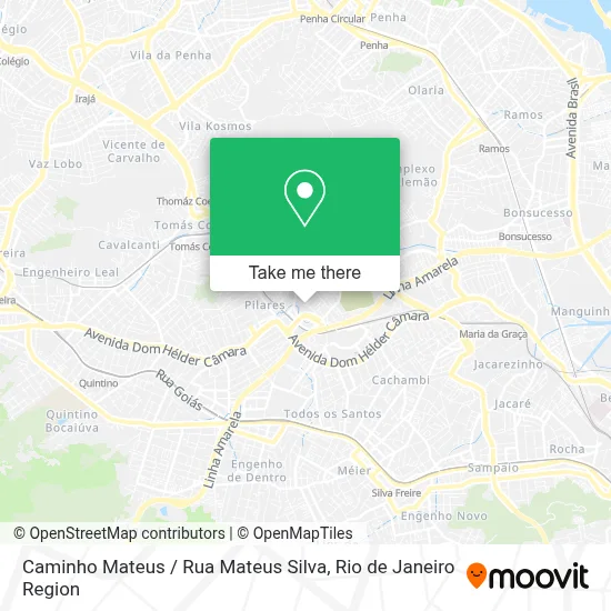 Caminho Mateus / Rua Mateus Silva map