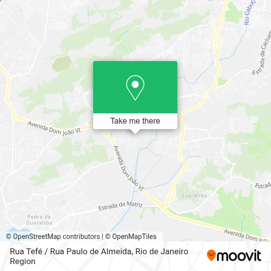 Rua Tefé / Rua Paulo de Almeida map
