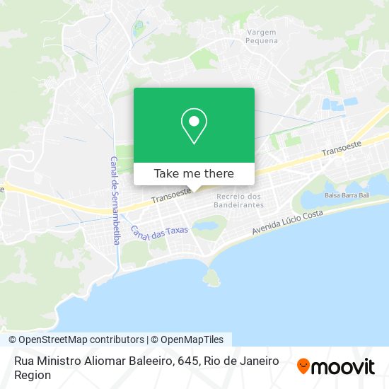 Rua Ministro Aliomar Baleeiro, 645 map