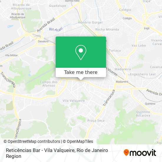 Reticências Bar - Vila Valqueire map