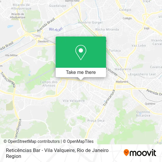 Reticências Bar - Vila Valqueire map