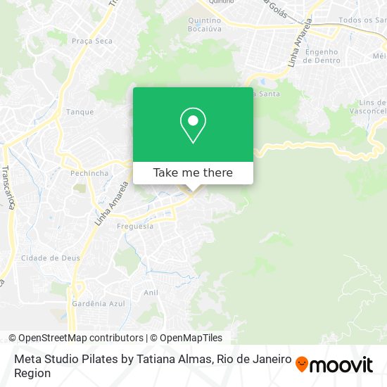 Mapa Meta Studio Pilates by Tatiana Almas