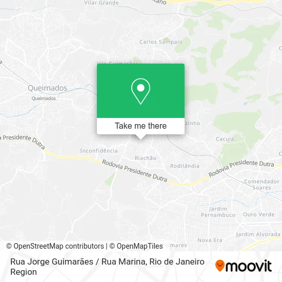 Rua Jorge Guimarães / Rua Marina map