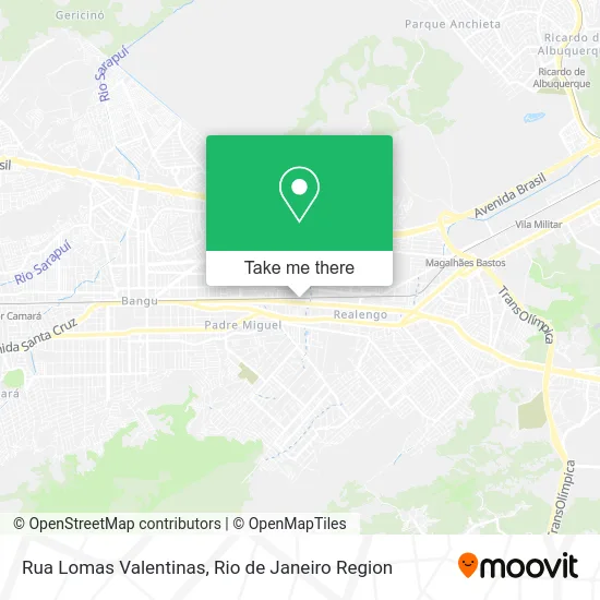 Rua Lomas Valentinas map