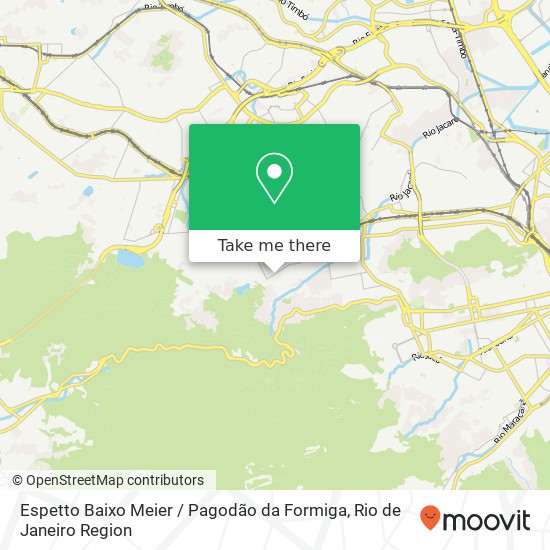 Espetto Baixo Meier / Pagodão da Formiga map