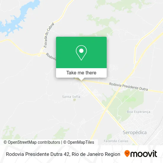 Rodovia Presidente Dutra 42 map