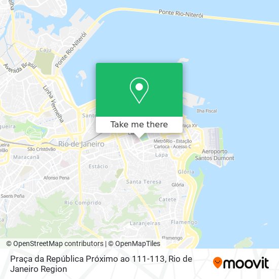 Praça da República Próximo ao 111-113 map