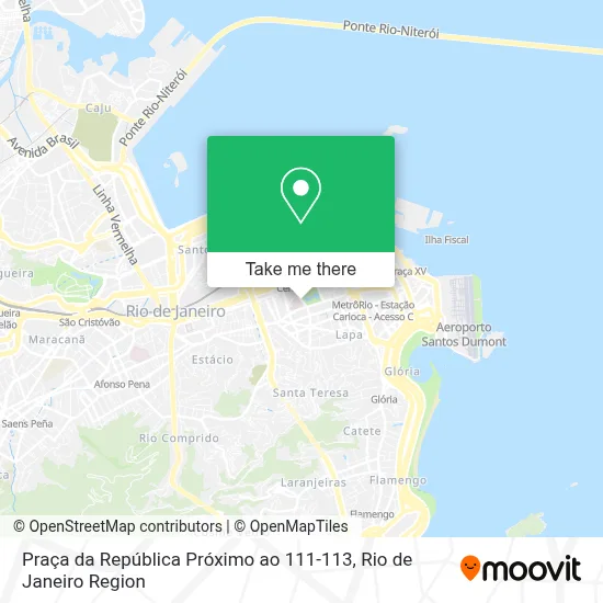 Praça da República Próximo ao 111-113 map