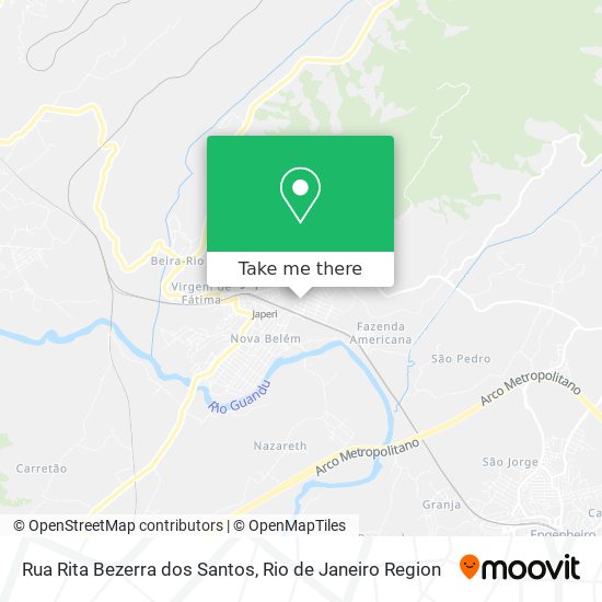 Rua Rita Bezerra dos Santos map