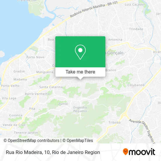 Rua Rio Madeira, 10 map