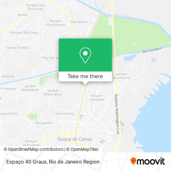 Espaço 40 Graus map