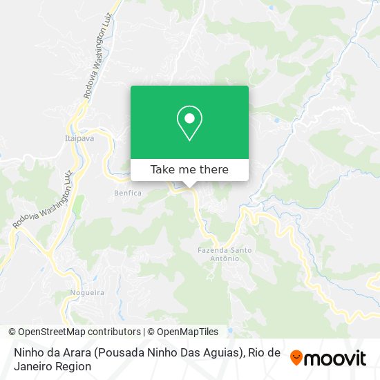 Ninho da Arara (Pousada Ninho Das Aguias) map